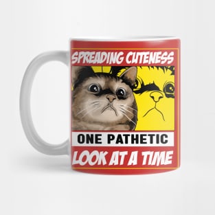 Cute Pathetic Cat Mug